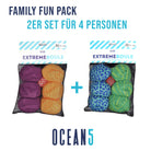 Apollo Funsport PL - Ocean 5 Extreme Boule – Zestaw miękkich bouli - 2er SET Lines + Animal Print
