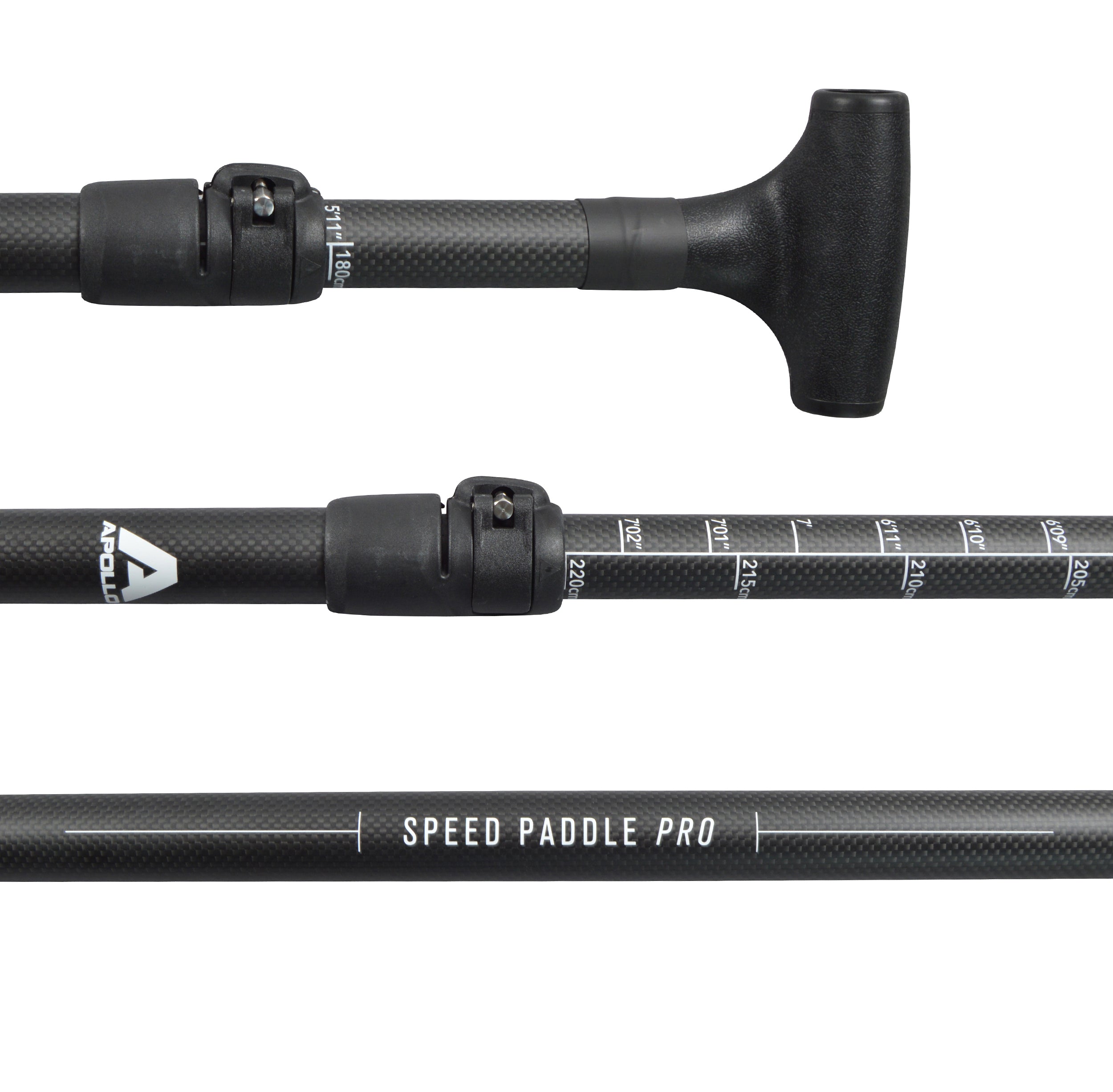 Apollo - Apollo Wiosło SUP – 3-częściowe wiosło do Stand-Up Paddle - Speed Paddle Pro