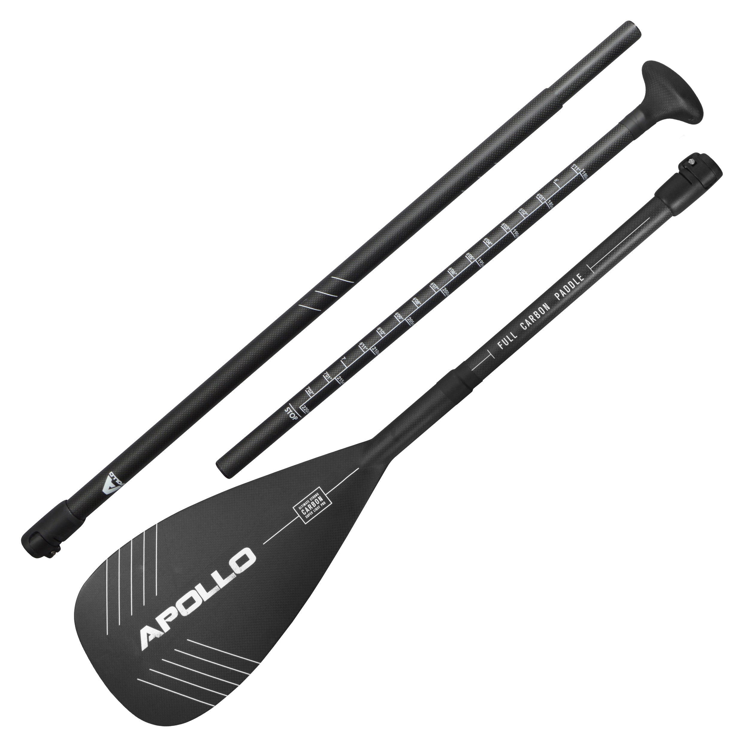 Apollo - Apollo Wiosło SUP – 3-częściowe wiosło do Stand-Up Paddle - Full Carbon Paddel