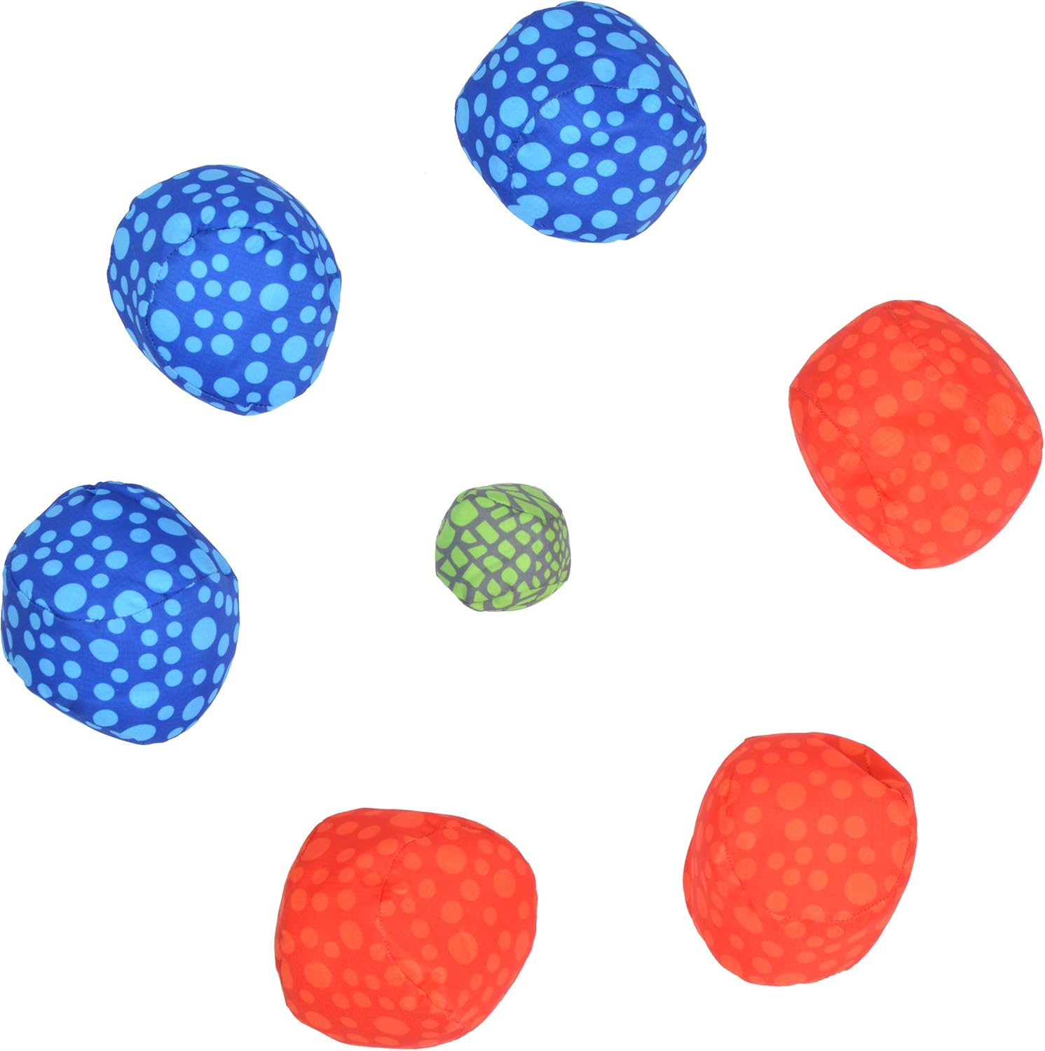 Apollo Funsport PL - Ocean 5 Extreme Boule – Zestaw miękkich bouli - Dots - Kolor: czerwony niebieski