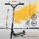 Apollo Funsport PL - Apollo Stunt Scooter Gravity - Zabawkowa hulajnoga dla dzieci i nastolatków - Błyszczący czarny