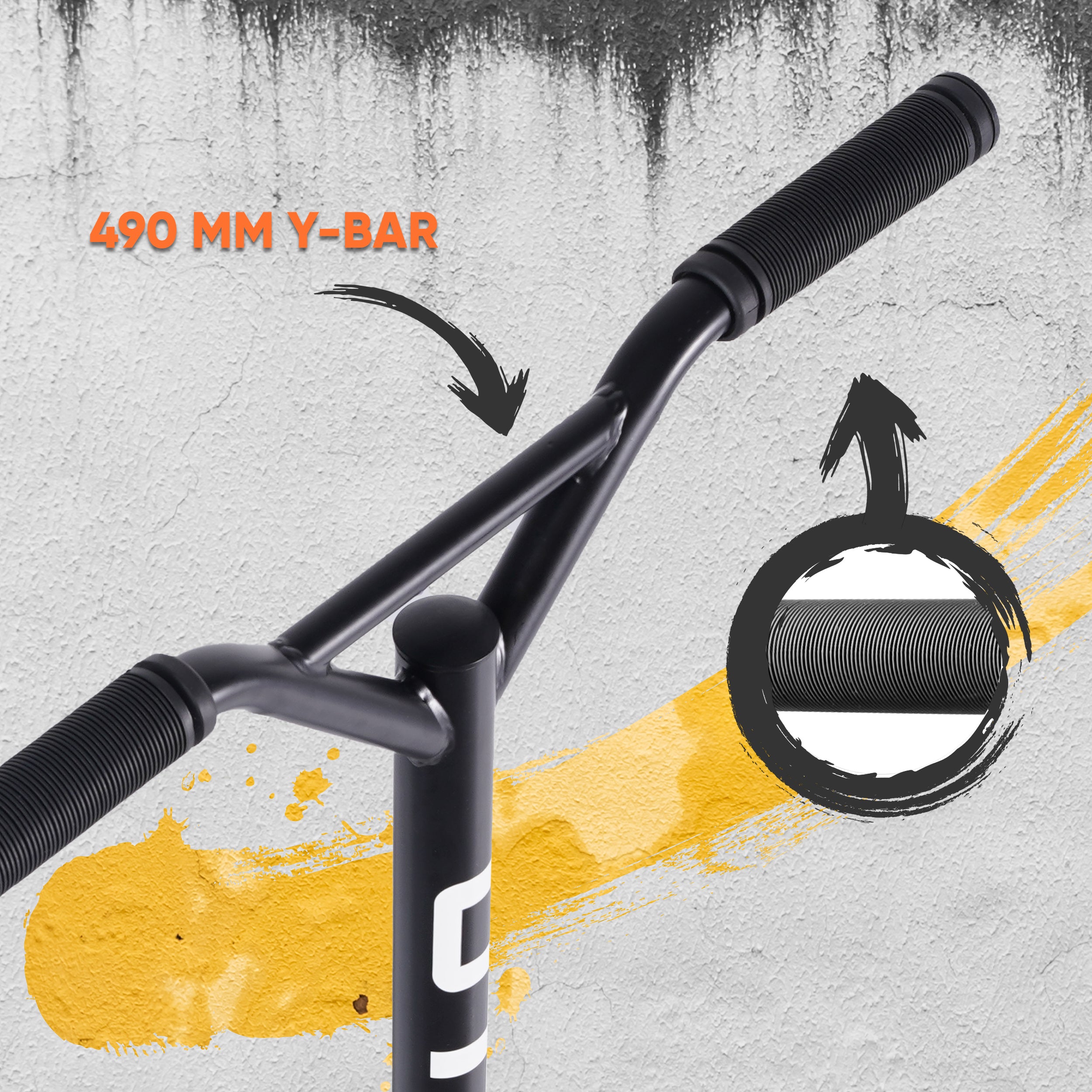 Apollo Funsport PL - Apollo Stunt Scooter Gravity - Zabawkowa hulajnoga dla dzieci i nastolatków - Błyszczący czarny