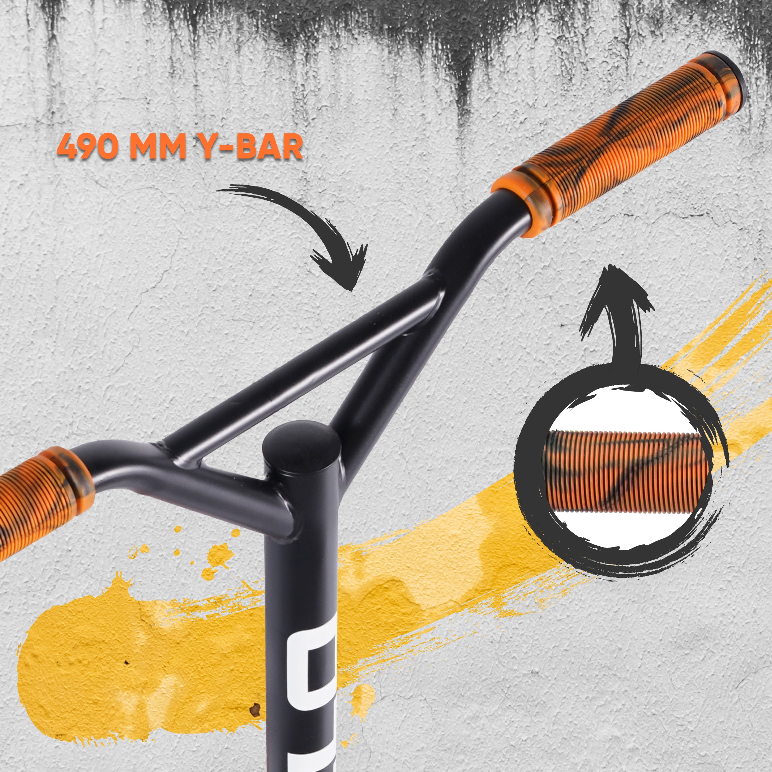 Apollo Funsport PL - Apollo Stunt Scooter Gravity - Zabawkowa hulajnoga dla dzieci i nastolatków - Pomarańczowy