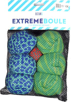 Apollo Funsport PL - Ocean 5 Extreme Boule – Zestaw miękkich bouli - Animal Print - Kolor: zielony niebieski