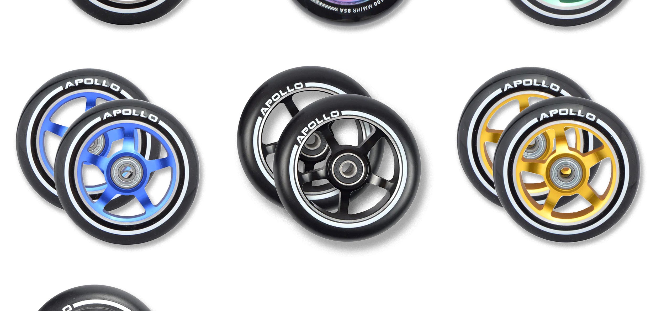 Apollo - Stunt Scooter 100mm ALU / PP Core Wheel Set -