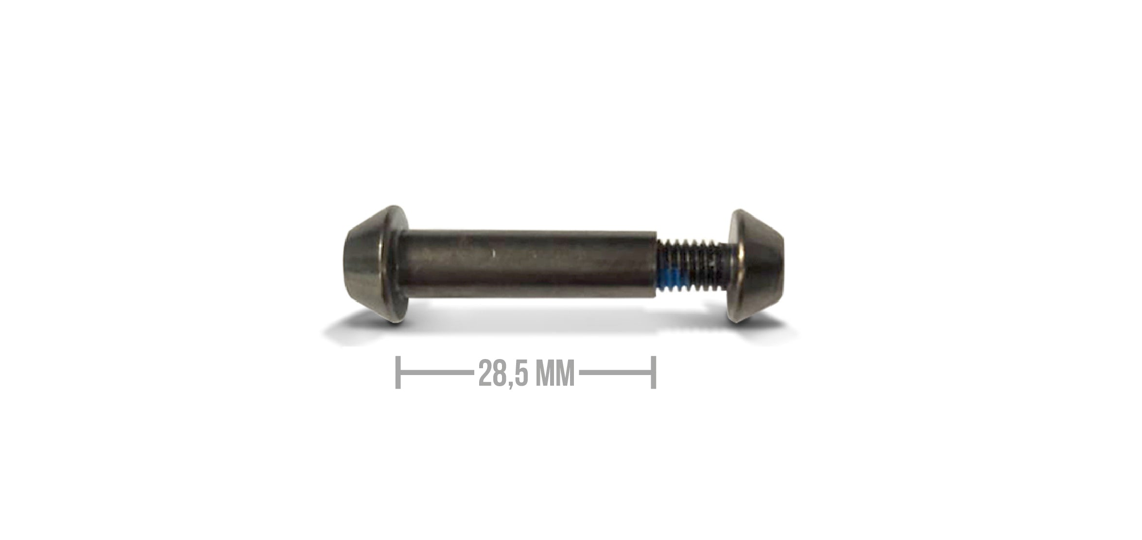 Apollo - CZĘŚĆ ZAMIENNA - Oś przedniego koła hulajnogi stunt - 28 mm -