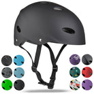 Apollo - Kask do jazdy na deskorolce, kask multi-sportowy dla mężczyzn, kobiet, dzieci, regulowany kask rowerowy dla dzieci - Black