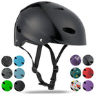 Apollo - Kask do jazdy na deskorolce, kask multi-sportowy dla mężczyzn, kobiet, dzieci, regulowany kask rowerowy dla dzieci - Dark Carbon