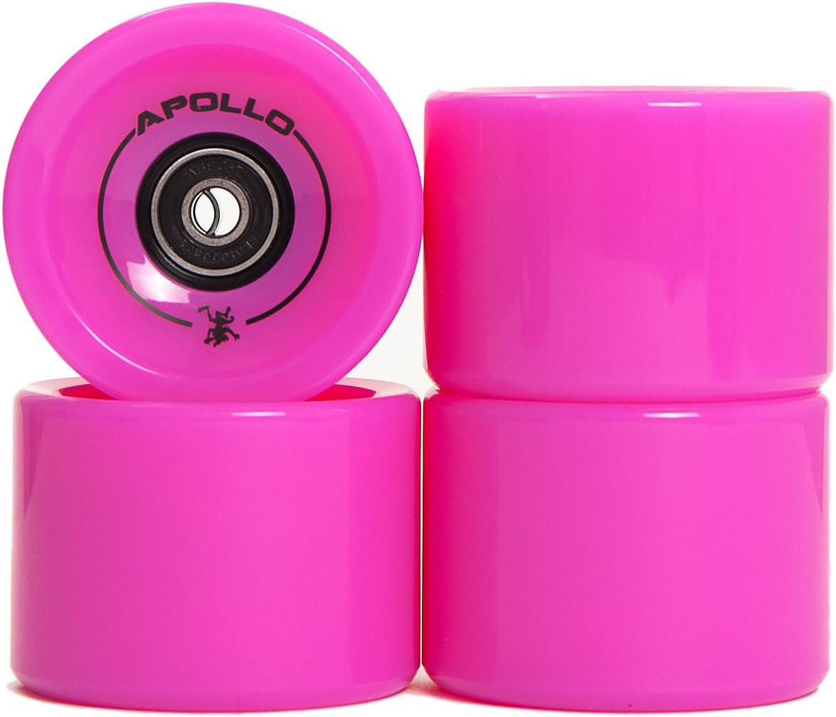 Apollo Funsport PL - Kółka Apollo Black do Longboarda i Skateboarda - Black - 70 x 51