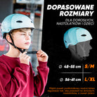 Apollo - Kask do jazdy na deskorolce, kask multi-sportowy dla mężczyzn, kobiet, dzieci, regulowany kask rowerowy dla dzieci - Blue Wave