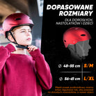 Apollo - Kask do jazdy na deskorolce, kask multi-sportowy dla mężczyzn, kobiet, dzieci, regulowany kask rowerowy dla dzieci - Liquid Red