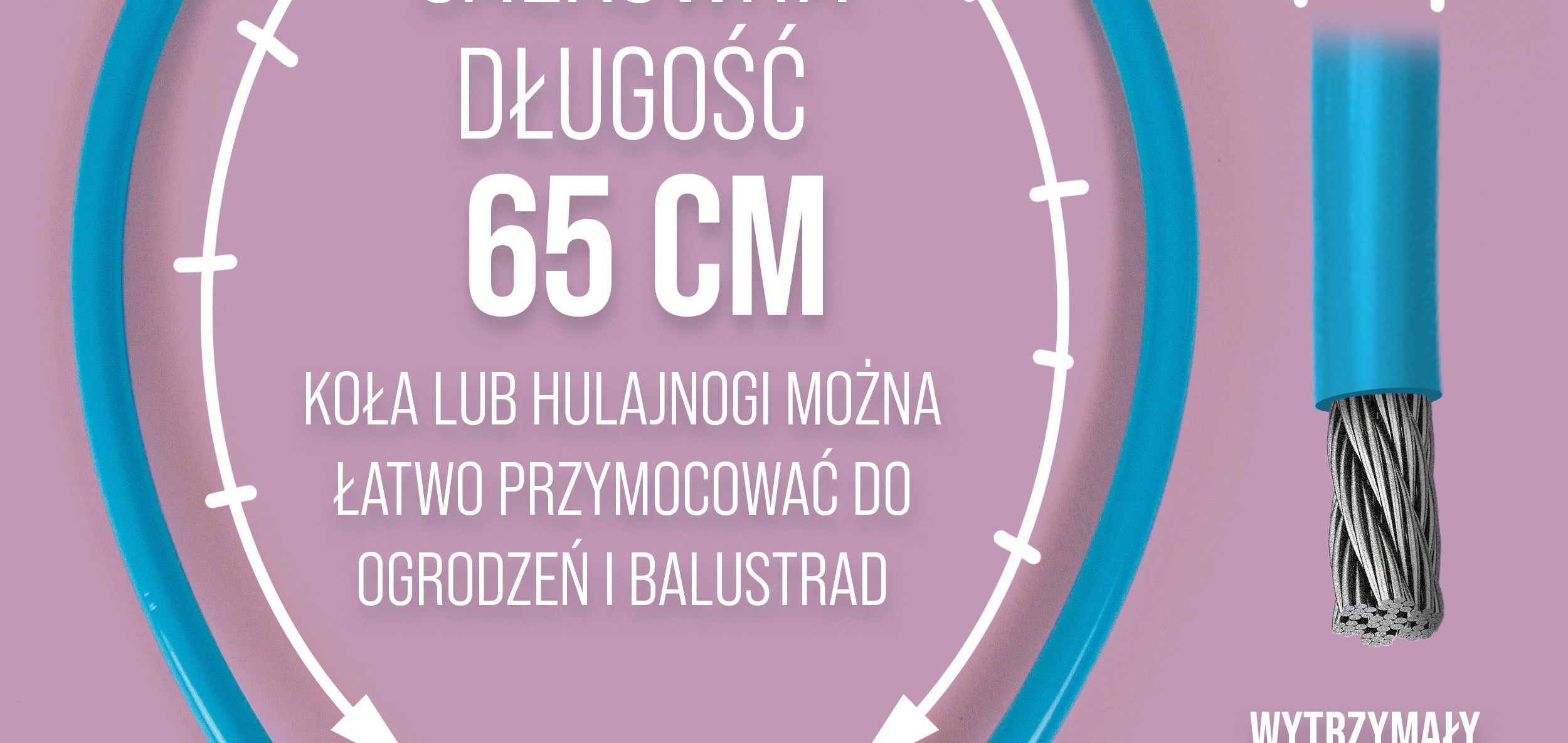 Apollo - Zapięcie rowerowe na kod dla dzieci, 10x650 mm, zamek na hulajnogę, zamek na szyfr - Niebieski
