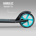 Apollo - Hulajnoga miejska Apollo „Hurricane” z amortyzacją - Czarny Jasnoturkusowy