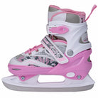 Apollo - Ice Skates X Pro regulowane łyżwy dla kobiet i dzieci - biały/różowy - L (39-42)