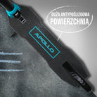 Apollo - Hulajnoga miejska Apollo „Hurricane” z amortyzacją - Czarny Jasnoturkusowy