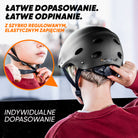 Apollo - Kask do jazdy na deskorolce, kask multi-sportowy dla mężczyzn, kobiet, dzieci, regulowany kask rowerowy dla dzieci - Black