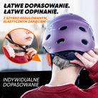 Apollo - Kask do jazdy na deskorolce, kask multi-sportowy dla mężczyzn, kobiet, dzieci, regulowany kask rowerowy dla dzieci - L XL (56 - 61 cm) | regulowany Purple Flower