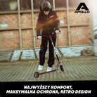 Apollo - Kask do jazdy na deskorolce, kask multi-sportowy dla mężczyzn, kobiet, dzieci, regulowany kask rowerowy dla dzieci - Broken