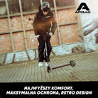 Apollo - Kask do jazdy na deskorolce, kask multi-sportowy dla mężczyzn, kobiet, dzieci, regulowany kask rowerowy dla dzieci - Dark Carbon