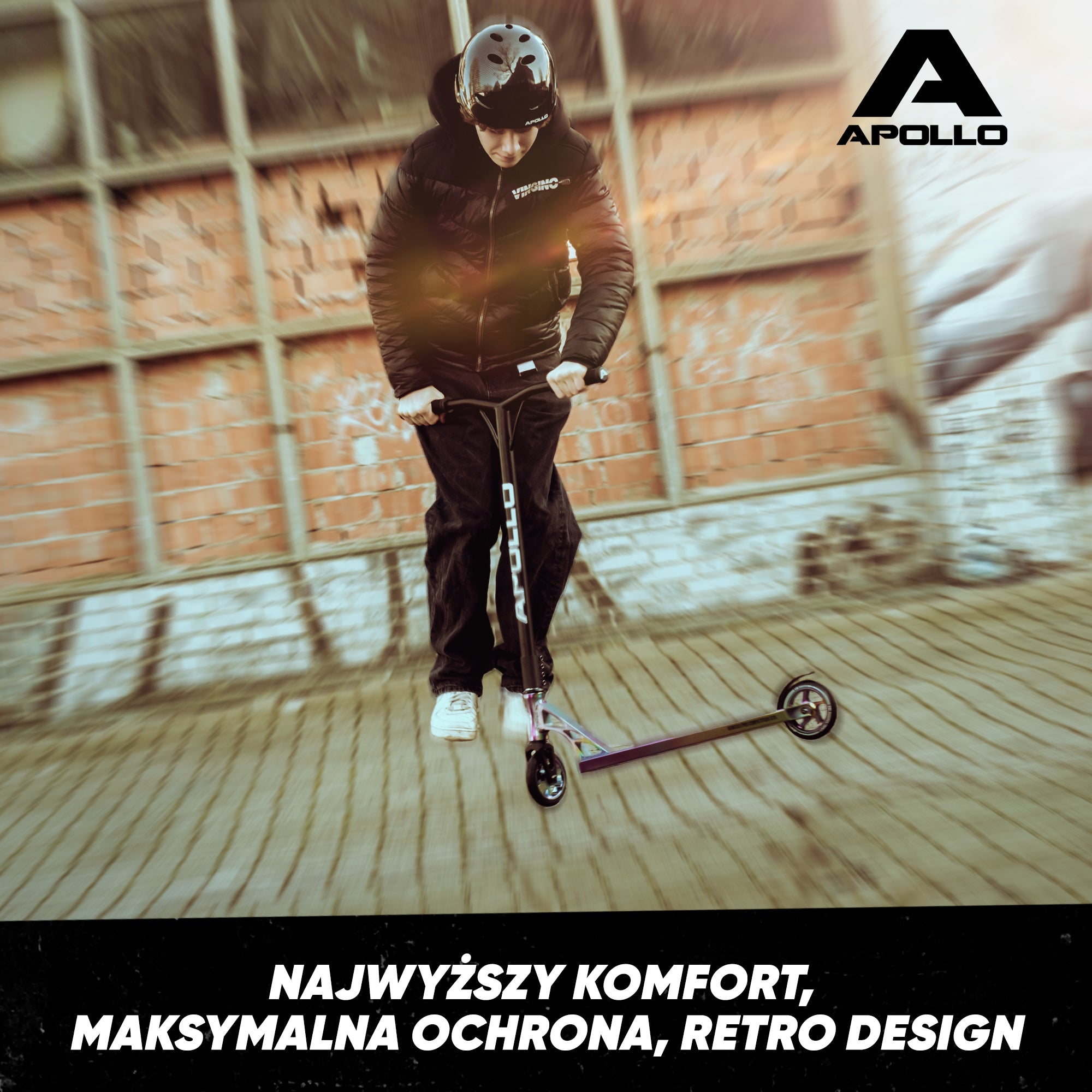 Apollo - Kask do jazdy na deskorolce, kask multi-sportowy dla mężczyzn, kobiet, dzieci, regulowany kask rowerowy dla dzieci - Dark Carbon