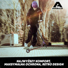 Apollo - Kask do jazdy na deskorolce, kask multi-sportowy dla mężczyzn, kobiet, dzieci, regulowany kask rowerowy dla dzieci - S M (48 - 55 cm) | regulowany Violett (Uni)