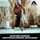 Apollo - Kask do jazdy na deskorolce, kask multi-sportowy dla mężczyzn, kobiet, dzieci, regulowany kask rowerowy dla dzieci - L XL (56 - 61 cm) | regulowany Purple Flower