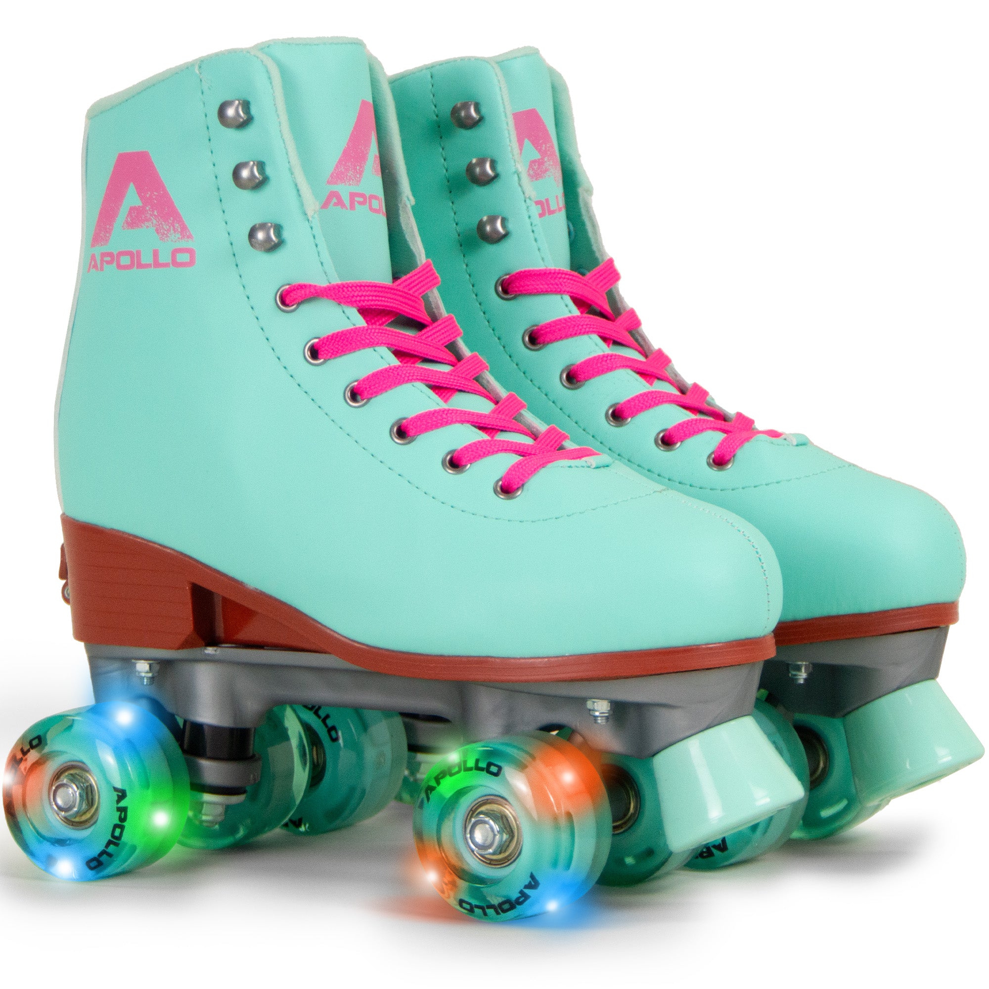 Apollo - Classic Roller wrotki dla dzieci i dorosłych - Lagoon LED - L (39-42)