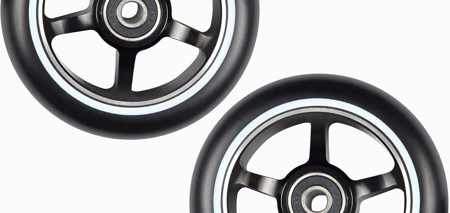 Apollo - Stunt Scooter 100mm ALU / PP Core Wheel Set - Czarny - ALU Core