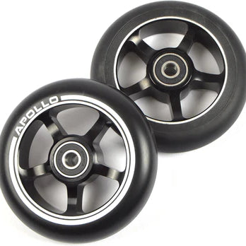 Apollo - Stunt Scooter 100mm ALU / PP Core Wheel Set - Czarny - ALU Core