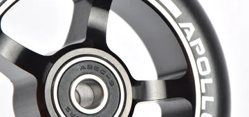 Apollo - Stunt Scooter 100mm ALU / PP Core Wheel Set - Czarny - ALU Core