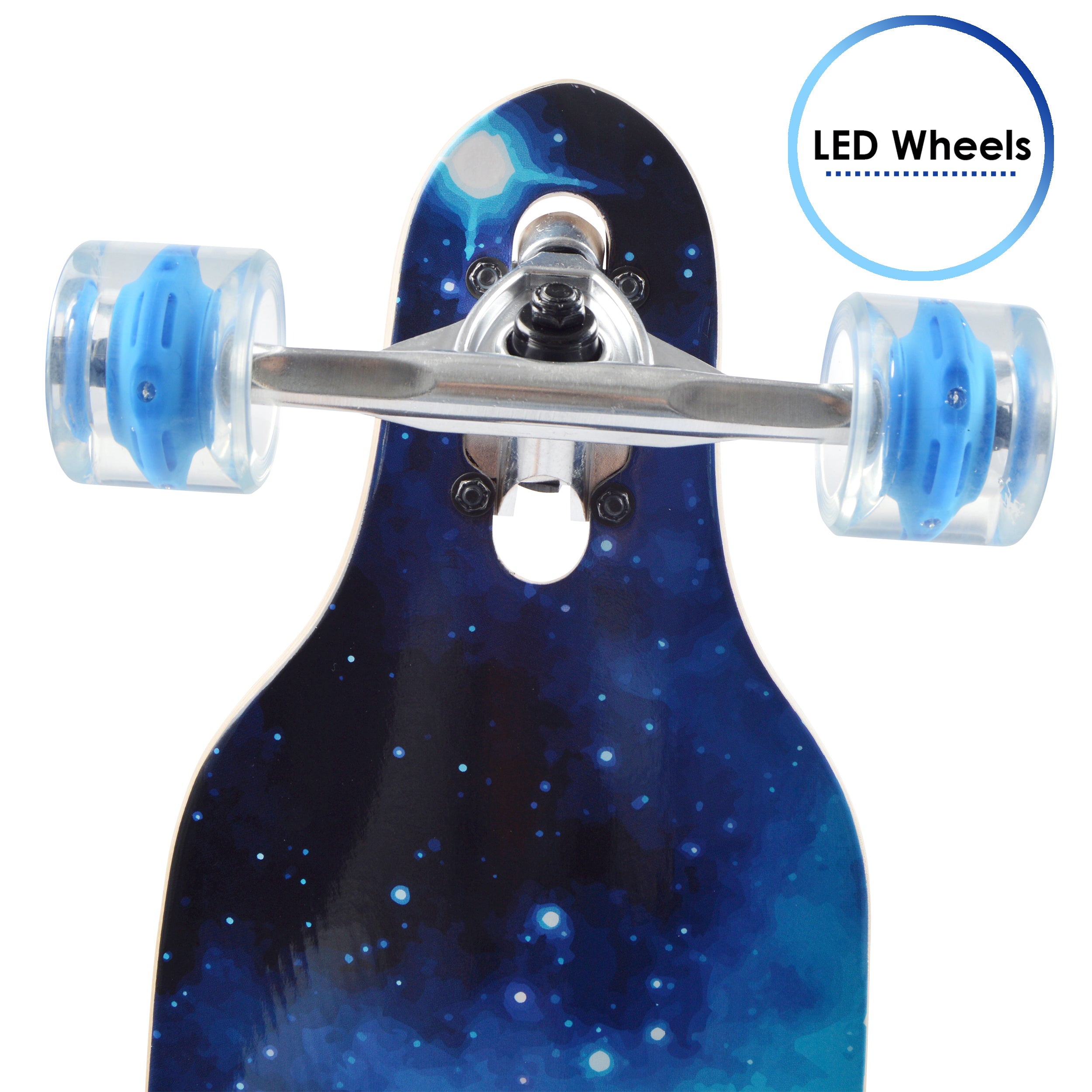 Apollo - Longboard "Blue Sky" - 36" w zestawie z T-Tool - Blue Sky