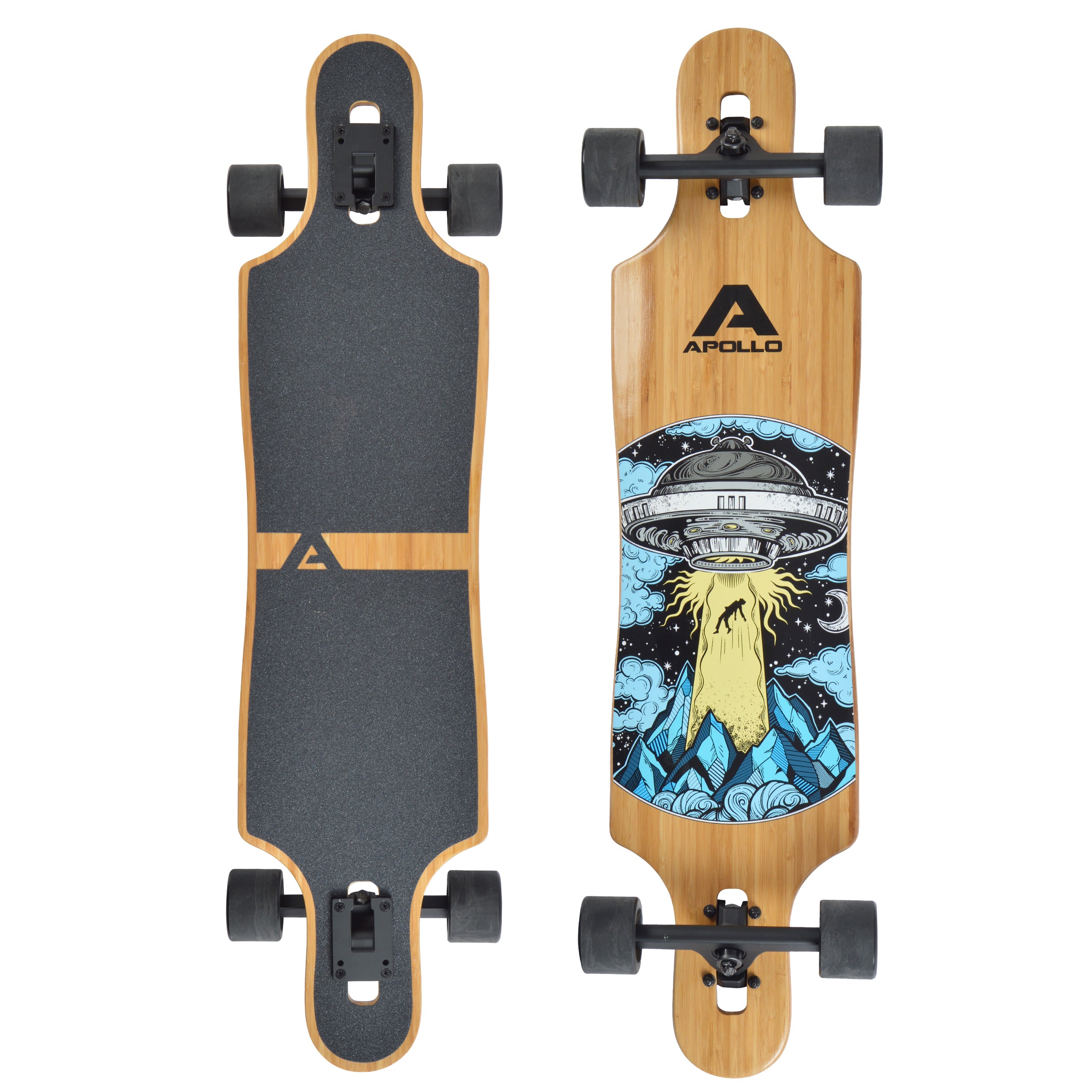 Apollo - Longboard z włókna szklanego "Nevada" - 38" w zestawie z T-Tool - Nevada
