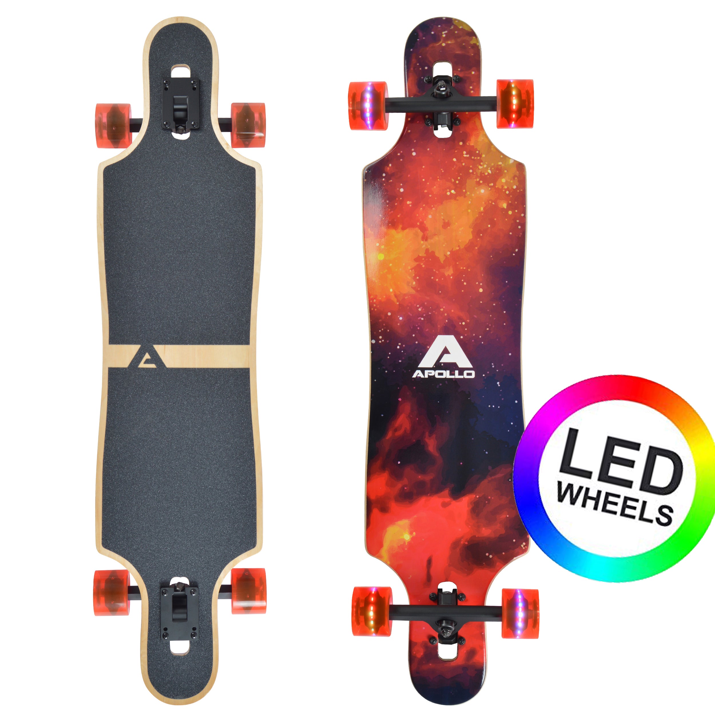 Apollo - Longboard "Redshift" - 40" w zestawie z T-Tool - Redshift