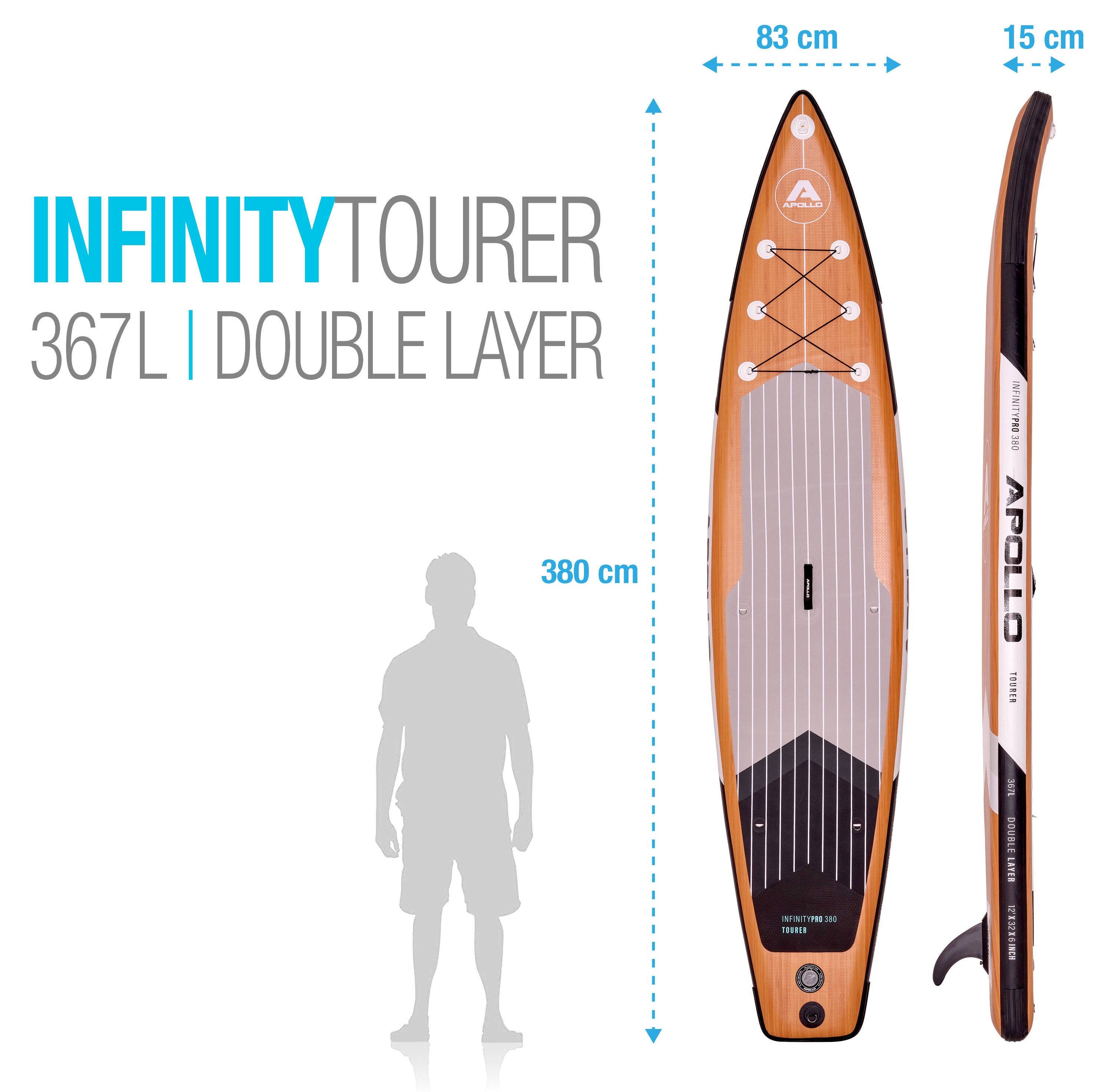 Apollo - SUP Board - Infinity Tourer - Stand Up Paddle Board - Infinity Tourer