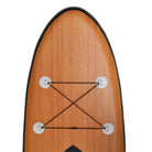 Apollo Funsport PL - Zestaw kompletny deska SUP - Nadmuchiwany Stand Up Paddle Board - Drewniany - Wood Black