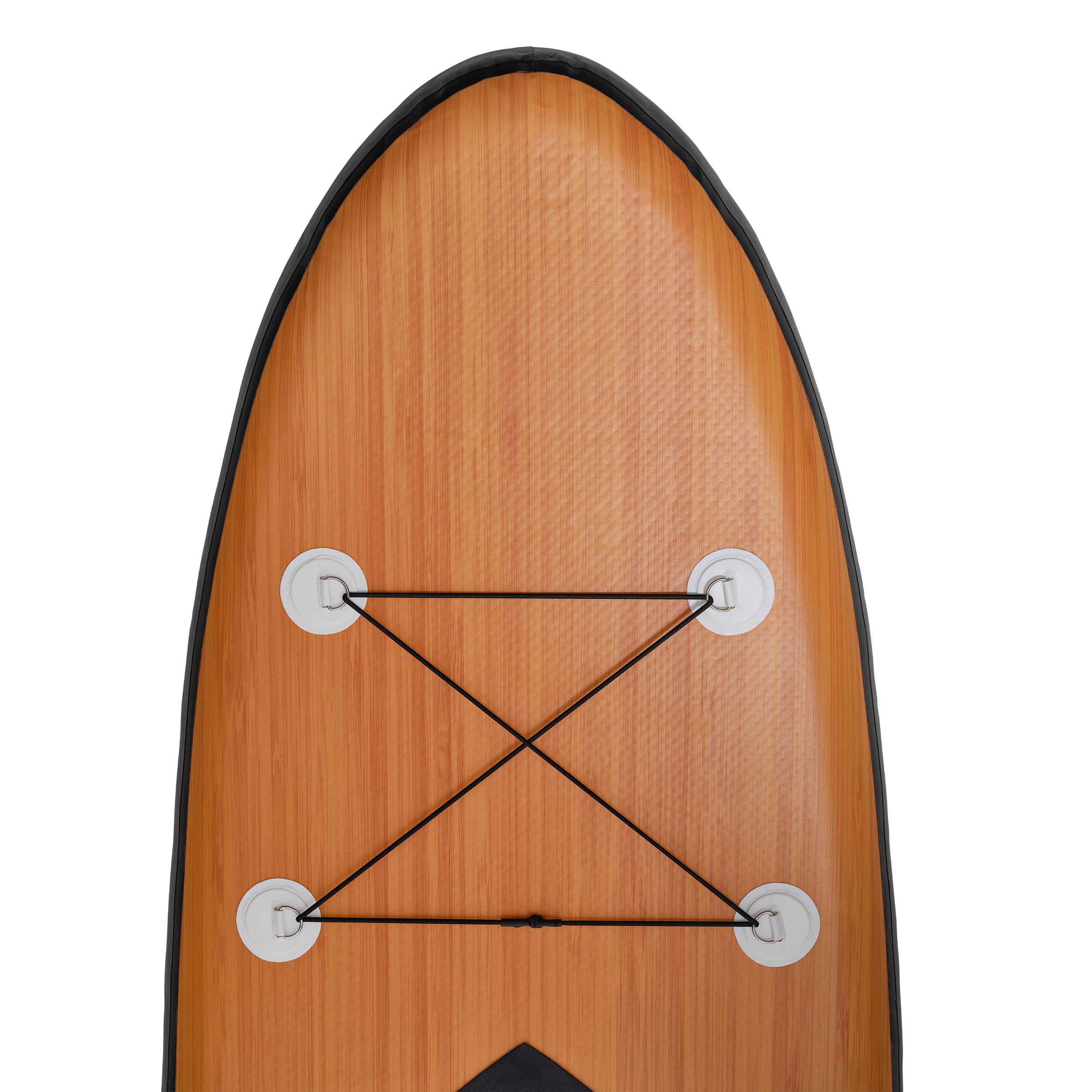 Apollo Funsport PL - Zestaw kompletny deska SUP - Nadmuchiwany Stand Up Paddle Board - Drewniany - Wood Black