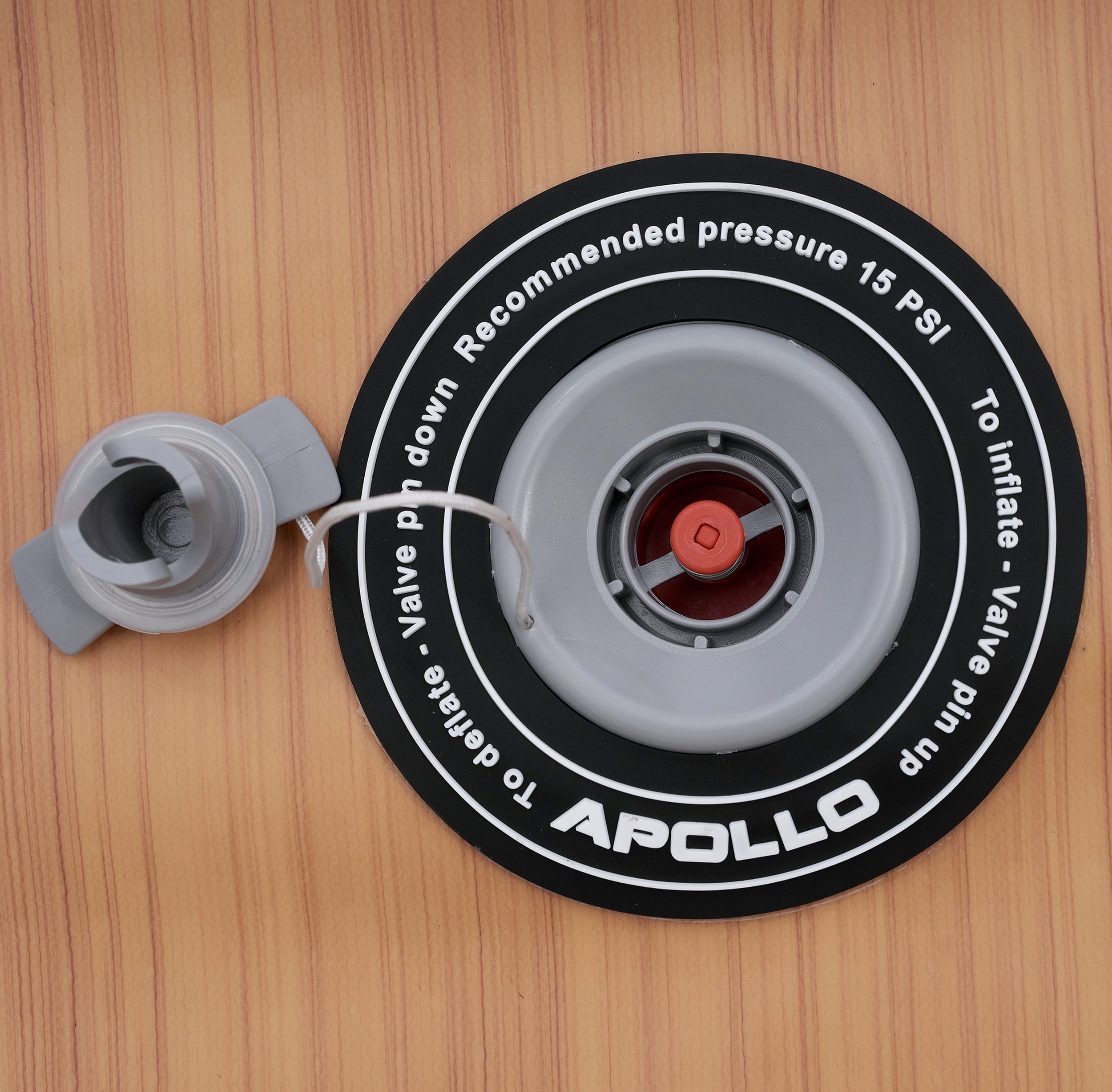 Apollo Funsport PL - Zestaw kompletny deska SUP - Nadmuchiwany Stand Up Paddle Board - Drewniany - Wood Mint