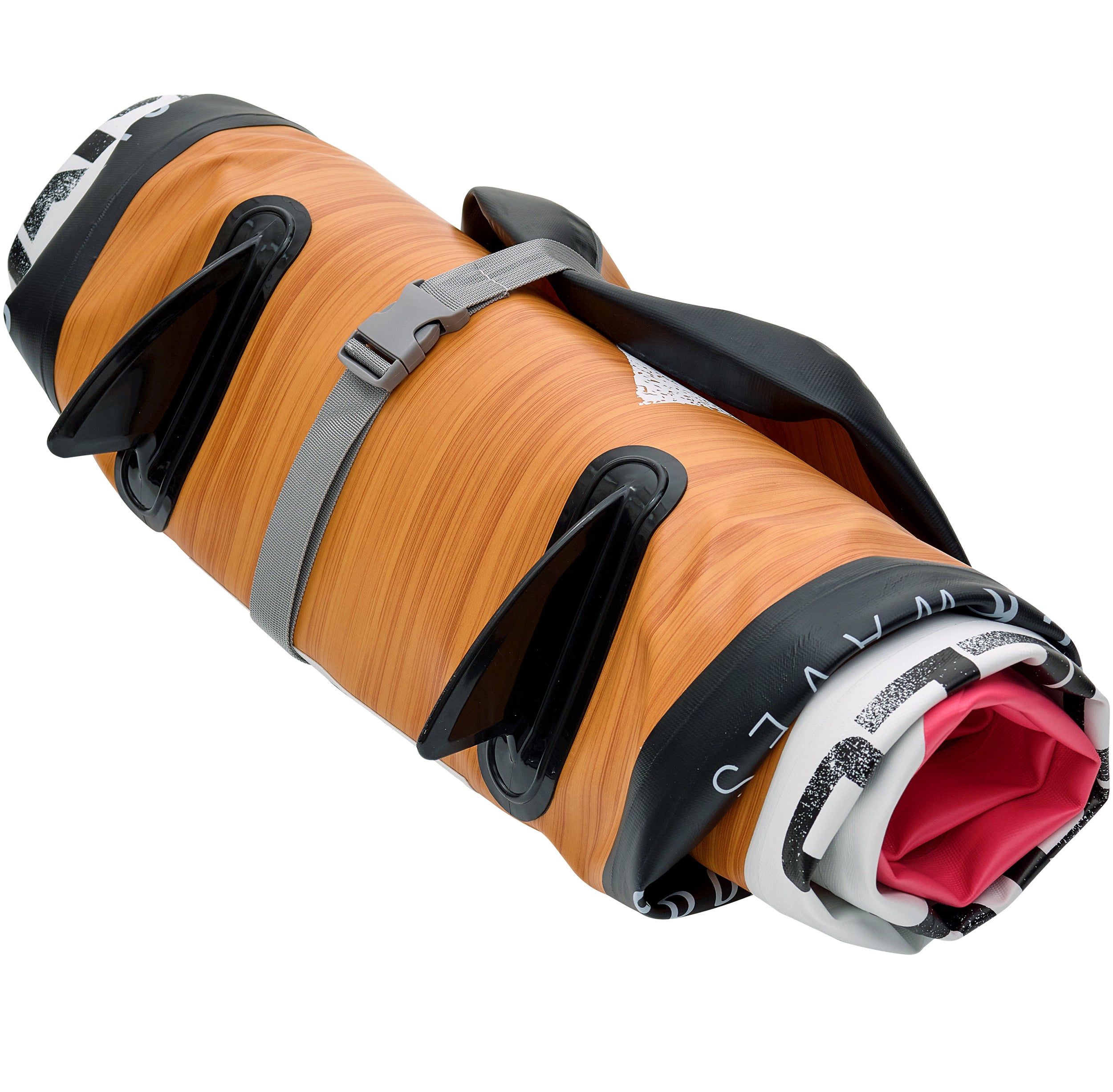 Apollo Funsport PL - Zestaw kompletny deska SUP - Nadmuchiwany Stand Up Paddle Board - Drewniany - Wood Pink