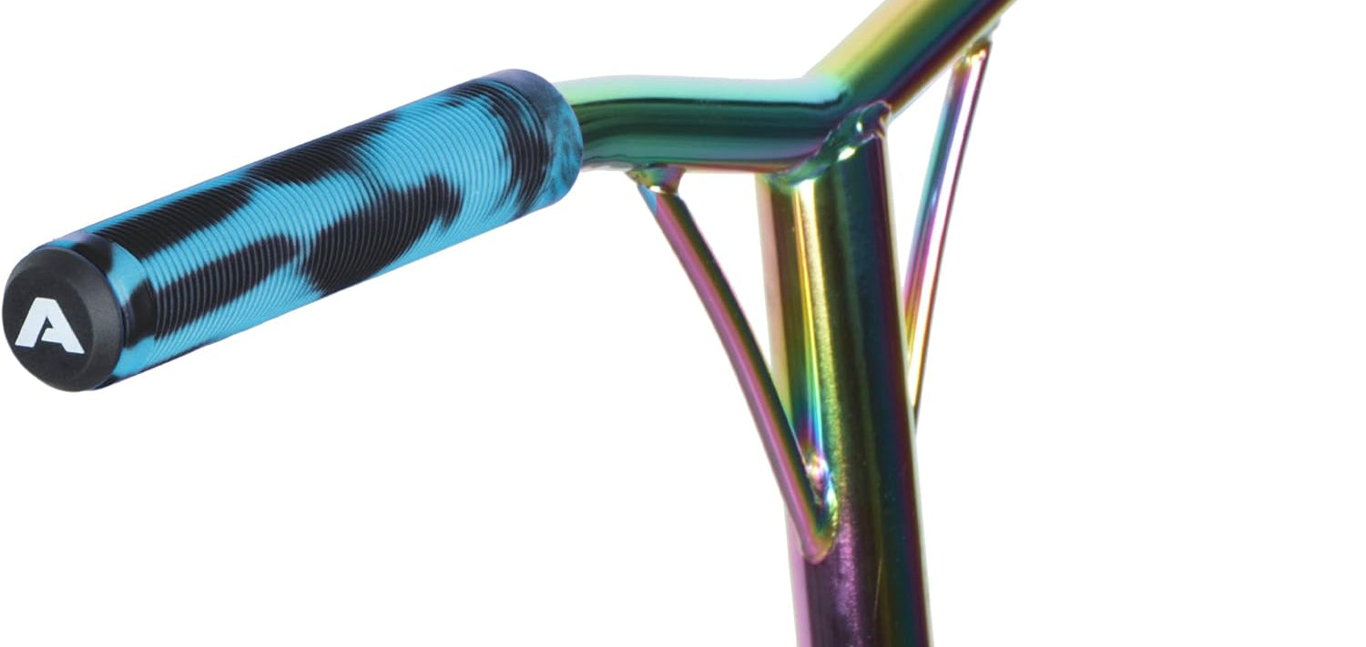 Apollo - Apollo Stunt Scooter uchwyty 160 mm miękkie uchwyty kierownicy z końcówkami - Niebieski Czarny