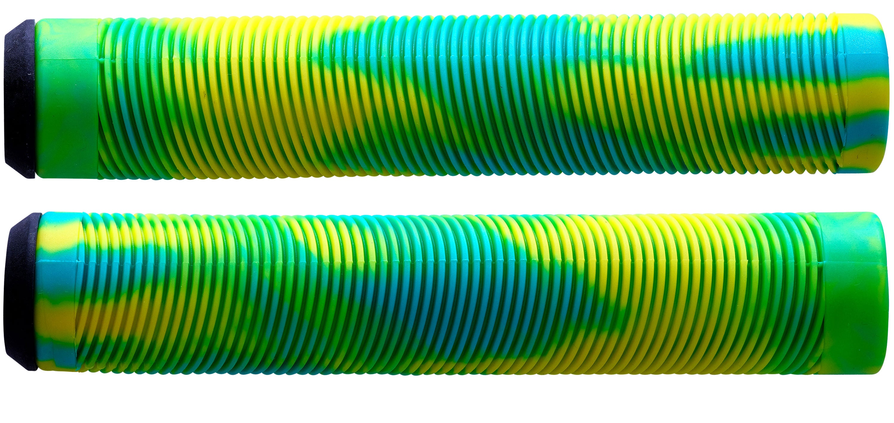 Apollo - Apollo Stunt Scooter uchwyty 160 mm miękkie uchwyty kierownicy z końcówkami - Zielony Żółty