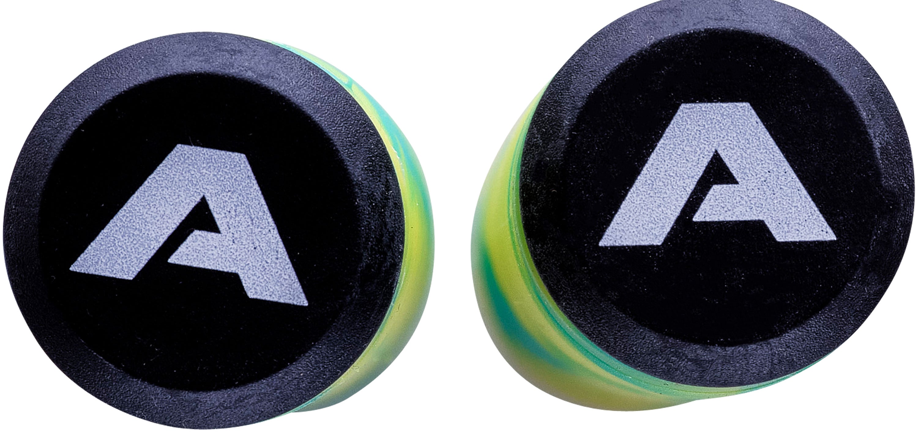 Apollo - Apollo Stunt Scooter uchwyty 160 mm miękkie uchwyty kierownicy z końcówkami - Zielony Żółty