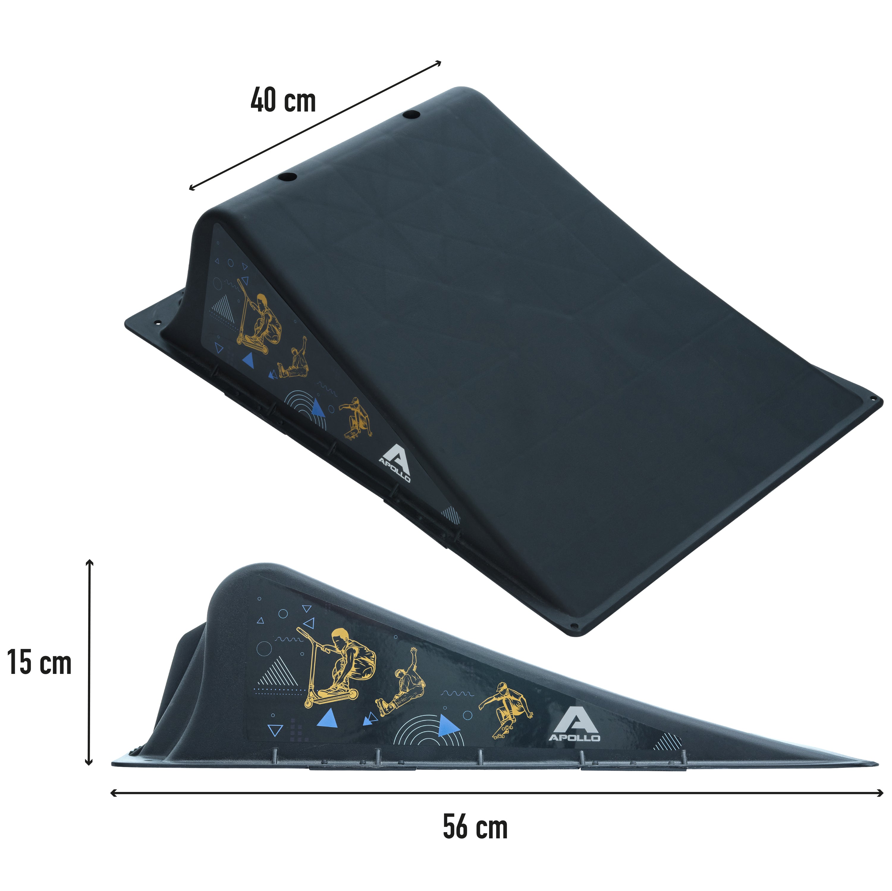 Apollo Funsport PL - Rampy Skate - rampa dla hulajnóg, deskorolek i rolek - 1-częściowy