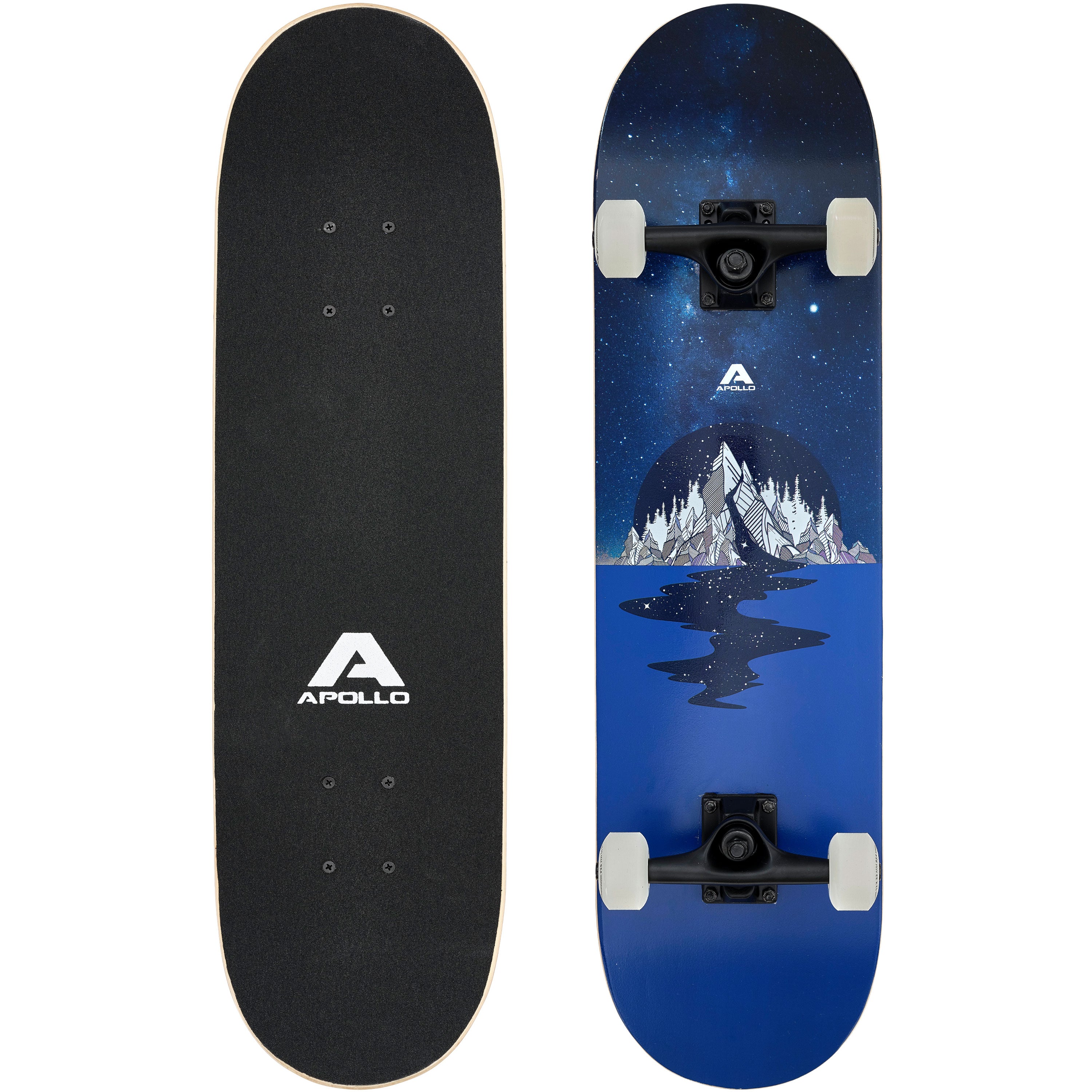 Apollo - Skateboard - "Summit" - 7-warstwowa drewniana deska kompletna z łożyskami ABEC 7 -