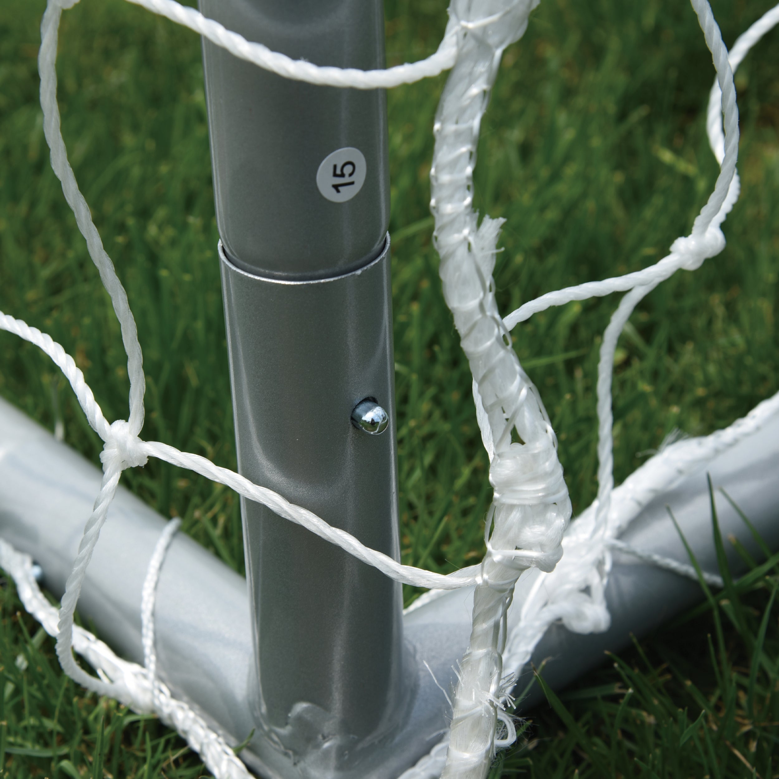 Apollo Funsport PL - Bramka stalowa dla bramkarzy -XXL metalowa bramka do piłki nożnej - 300 cm