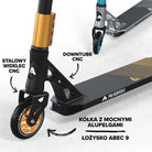 Apollo - High-end hulajnoga stunt "Genesis Pro X" z łożyskami ABEC 9 - Złoty