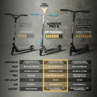 Apollo - High-end hulajnoga stunt "Genesis Pro X" z łożyskami ABEC 9 - Złoty