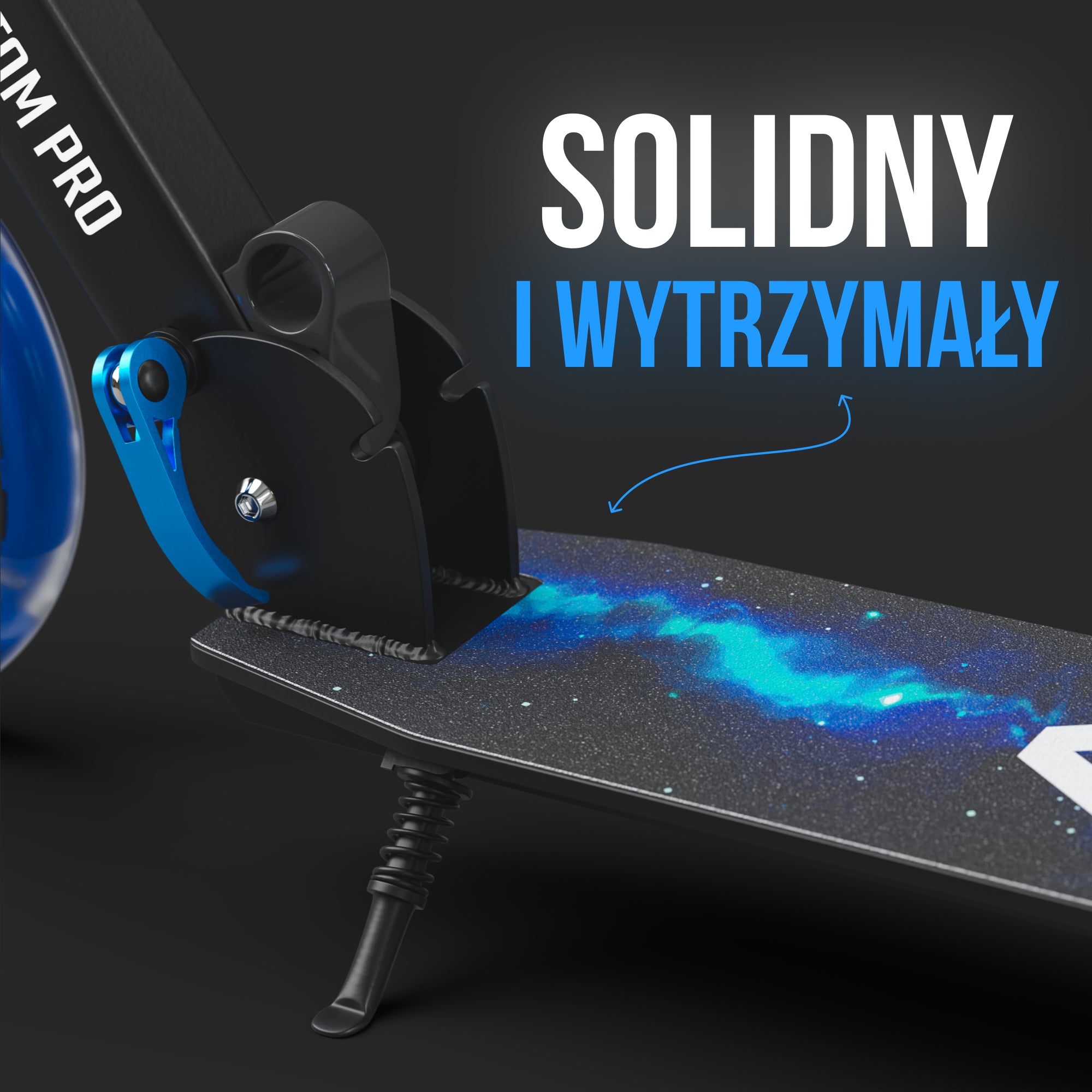 Apollo - Składana hulajnoga miejska dla dzieci „Phantom” z regulowaną wysokością kierownicy - Universe