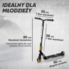 Apollo - Hulajnoga stunt "Star Pro" wysokiej jakości anodowana profesjonalna hulajnoga stunt - Czarny Złoty