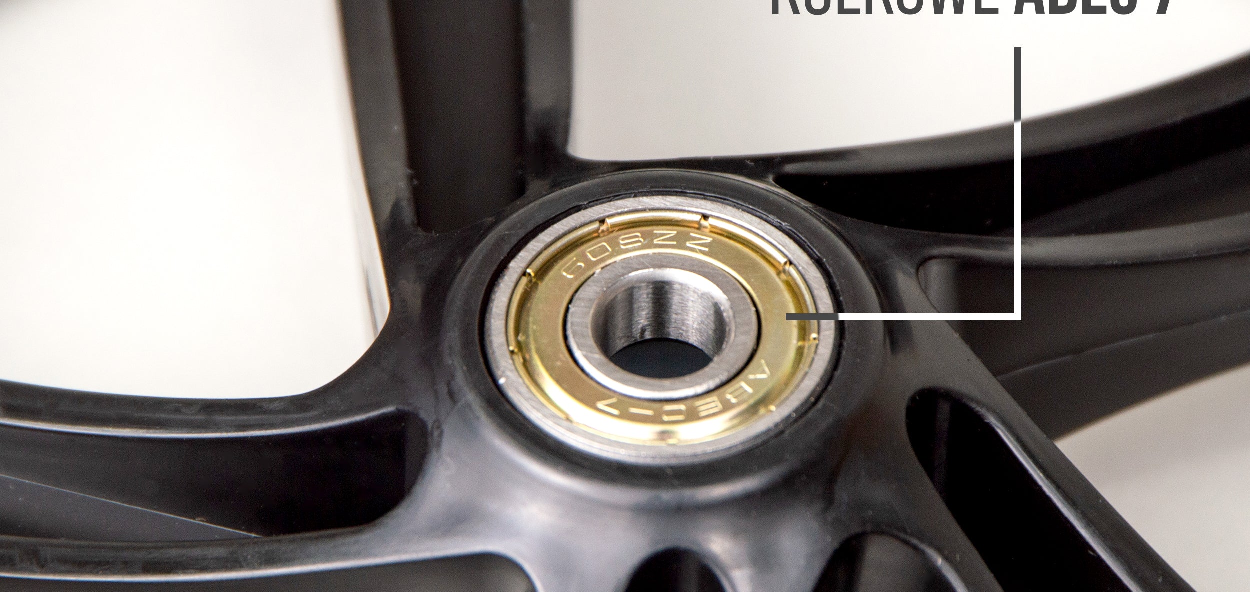 Apollo - 200 mm zestaw zapasowych kół do City Scooter - Phantom / Spectre - LED Czarny Transparent