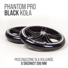 Apollo - 200 mm zestaw zapasowych kół do City Scooter - Phantom / Spectre - Czarny